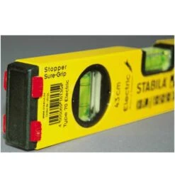 Stabila Wasserwaage Type 70 Electric, 43 Cm, Mit Markierungshilfen Für Elektroinstallationsarbeiten -Fortistabila Geschaft elektriker installationswasserwaage 1441186 czm