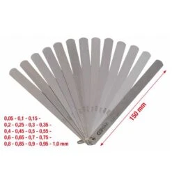 KS Tools Kolbenspiellehre, 20 Blatt, 0,05-1 Mm -Fortistabila Geschaft fuehlerlehre 690170 czm