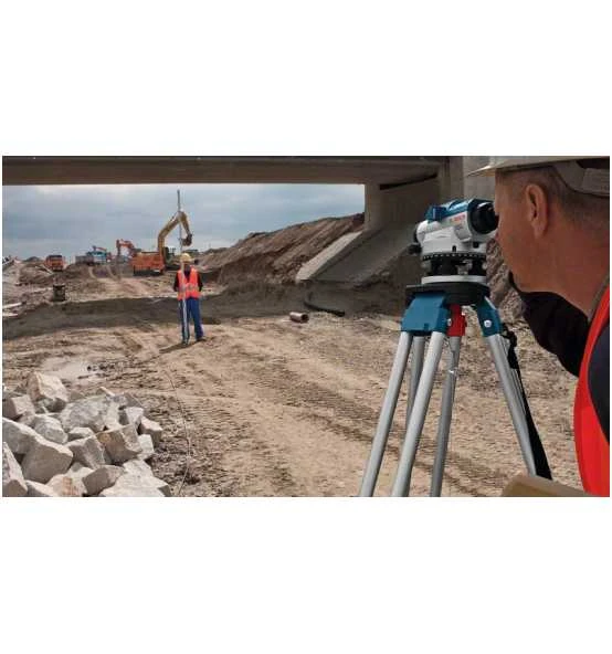 Bosch Optisches Nivelliergerät GOL 20 D, Zubehör, Transportkoffer 6 Bosch Optisches Nivelliergerät GOL 20 D, Zubehör, Transportkoffer – Bild 4