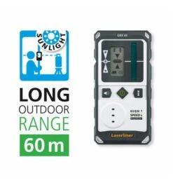 Laserliner 360°-Hybridlaser Duraplane G360 RX, (CrossGrip; 2 Lithium; GRX 60) -Fortistabila Geschaft punkt und linienlaser kombilaser 1373813 czm