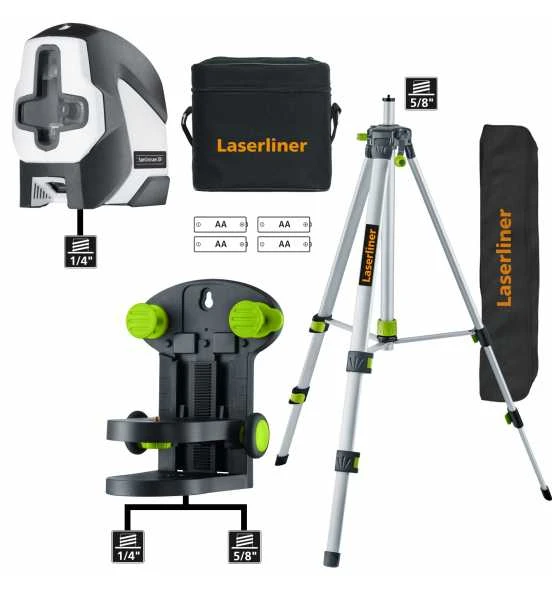 Laserliner Automatischer Kreuzlinien-Laser SuperCross-Laser 2GP Set 150 Cm 4 Laserliner Automatischer Kreuzlinien-Laser SuperCross-Laser 2GP Set 150 Cm – Bild 2