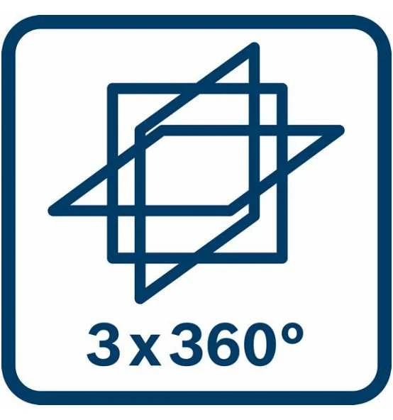 Bosch Linienlaser GLL 3-80 C, Mit Batterie, Akku-Adapter, Baustativ, Tasche 17 Bosch Linienlaser GLL 3-80 C, Mit Batterie, Akku-Adapter, Baustativ, Tasche – Bild 15