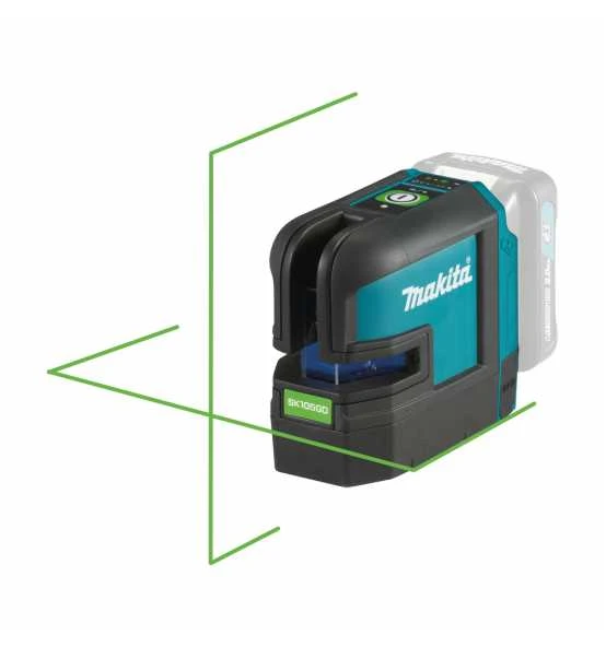 Makita Akku-Kreuzlinienlaser Mit Grünem Laser 12V Max., 35 M 4 Makita Akku-Kreuzlinienlaser Mit Grünem Laser 12V Max., 35 M – Bild 2