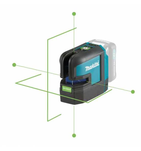 Makita Akku-Kreuzlinien-/Kreuzpunktlaser Mit Grünem Laser 12V Max., 35 M 4 Makita Akku-Kreuzlinien-/Kreuzpunktlaser Mit Grünem Laser 12V Max., 35 M – Bild 2