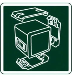 Bosch Kreuzlinien-Laser Quigo, Incl. Adapter, Klemme Und Batterien -Fortistabila Geschaft punkt und linienlaser kombilaser 329389 czm