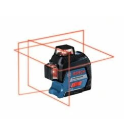 Bosch Linienlaser GLL 3-80, Mit 4 X 1,5 V-LR6-Batterie, Zubehör, Handwerkerkoffer