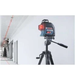 Bosch Linienlaser GLL 3-80, Mit 4 X 1,5 V-LR6-Batterie, Zubehör, Handwerkerkoffer -Fortistabila Geschaft punkt und linienlaser kombilaser 390364 czm