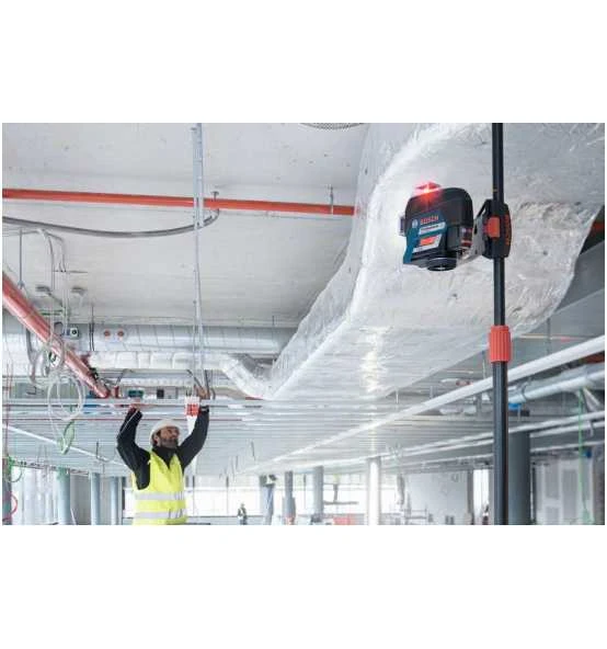 Bosch Linienlaser GLL 3-80 C, Mit Batterie, Akku-Adapter, Baustativ, Tasche 6 Bosch Linienlaser GLL 3-80 C, Mit Batterie, Akku-Adapter, Baustativ, Tasche – Bild 4