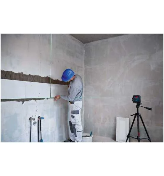 Bosch Linienlaser GLL 2-15 G, Zubehör, Tasche, Handwerkerkoffer 8 Bosch Linienlaser GLL 2-15 G, Zubehör, Tasche, Handwerkerkoffer – Bild 6