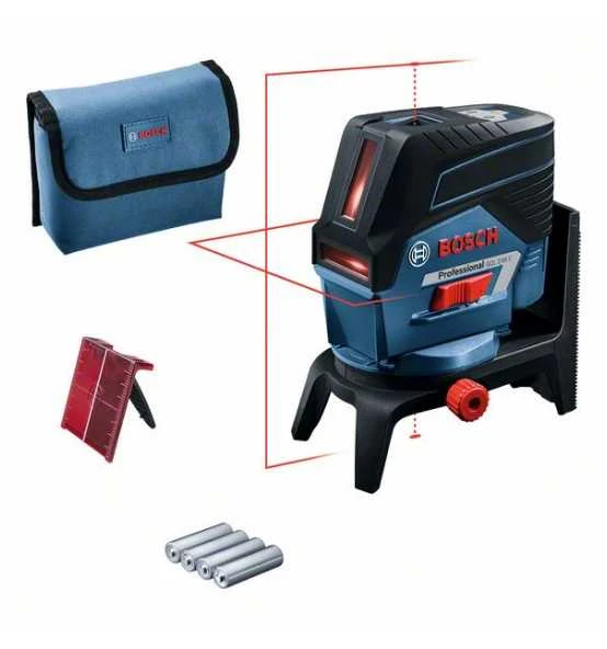 Bosch Kombilaser GCL 2-50 C, Mit 4 X 1,5-V-LR6-(AA)-Batterien, Akku-Adapter, RM 2 3 Bosch Kombilaser GCL 2-50 C, Mit 4 X 1,5-V-LR6-(AA)-Batterien, Akku-Adapter, RM 2