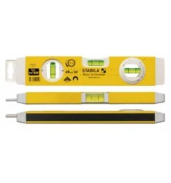 Stabila Torpedo-Wasserwaage Type 70 TMW, 26 Cm, Mit Magnetsystem Und Drehbarer Winkel-Libelle -Fortistabila Geschaft torpedo wasserwaagen 346161 czm